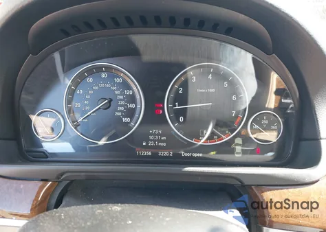 2013 BMW 528I xDrive из США, поврежденный, VIN WBAXH5C59DD108530